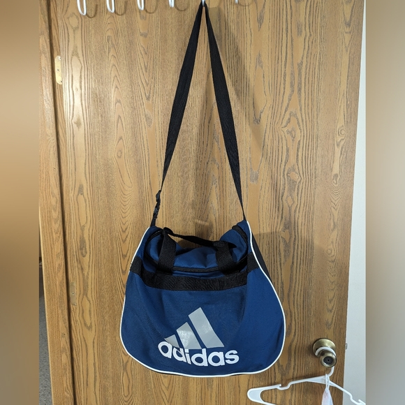 adidas Handbags - Adidas Gym Duffle Overnight Shoulder Bag Blue